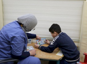 Despite the challenges, Momen is now fully integrated in school