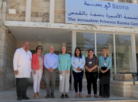 The Jerusalem Princess Basma Centre received the Executive Director of the American Friends of the Episcopal Diocese of Jerusalem (AFEDJ)