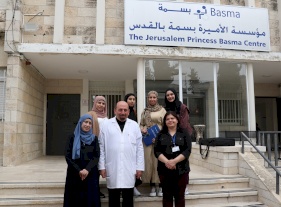 The Jerusalem Princess Basma Centre conducts a training program for one of its partner centers.