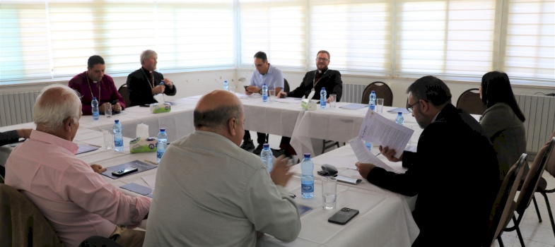 In the presence of His Beatitude Archbishop and Chairman of the Board, Bishop Hosam Naoum  Members of the General Assembly and the Board of Directors of JPBC